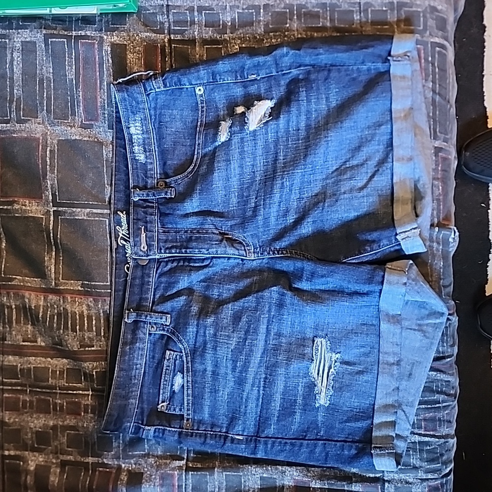 Denim shorts